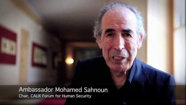 Mohamed Sahnoun Mohamed Sahnoun at the 2011 Caux Forum for Human Security YouTube