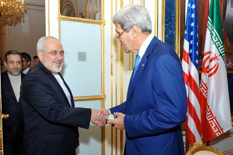 Mohammad Javad Zarif FileSecretary Kerry greets Iranian Foreign Minister Zarifjpg