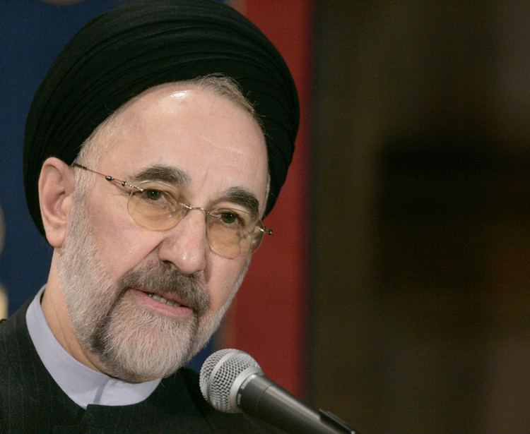 Mohammad Khatami Irans battered reformists tug at hero Khatami for one more long