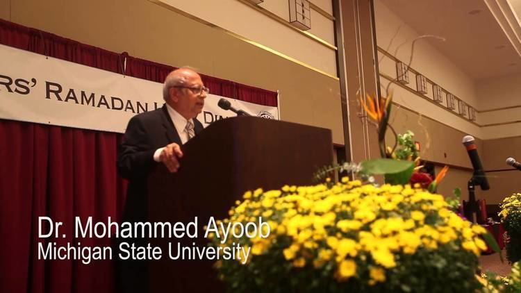 Mohammed Ayoob Michigan State University Professor Dr Mohammed Ayoob at the