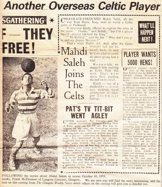 Mohammed Salim (footballer) Mohammed The Celtic Wiki