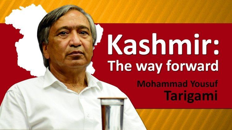 Mohammed Yousuf Tarigami Kashmir The way forward Lecture by Mohammad Yousuf Tarigami