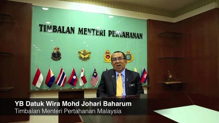 Mohd Johari Baharum Ucapan daripada YB Datuk Wira Mohd Johari Baharum Timbalan Menteri