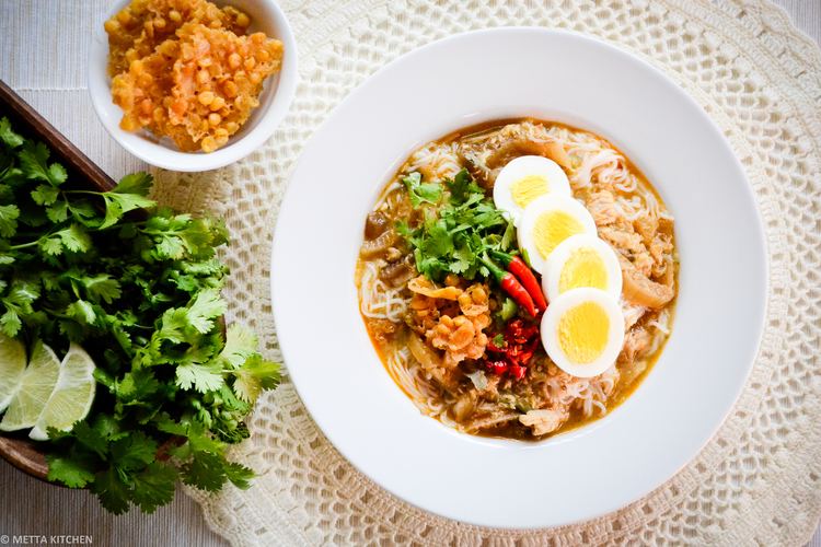 Mohinga Burmese fish noodle soup mohinga ASIA FOOD