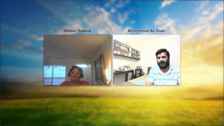 Mohommed Ali Shah Dr Afshan Hashmi is in conversation with artist Mohammad Ali Shah