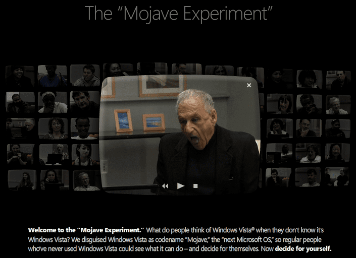 mojave experiment