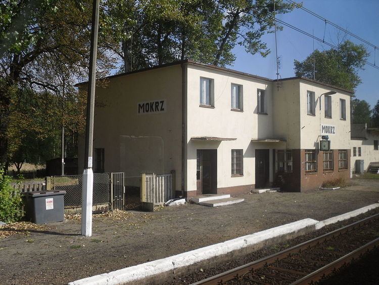 Mokrz railway station