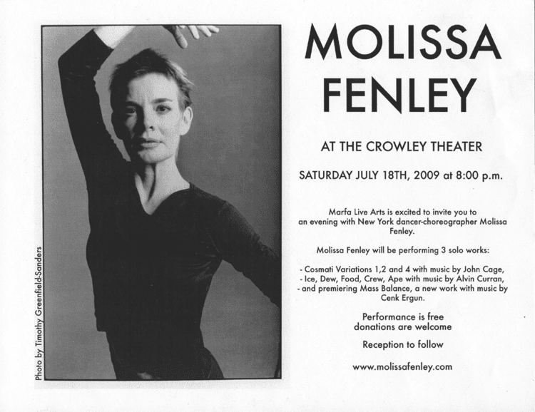 Molissa Fenley Molissa Fenley Crowley Theater