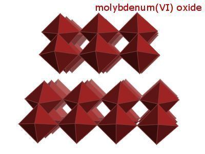 Molybdenum trioxide Molybdenummolybdenum trioxide WebElements Periodic Table