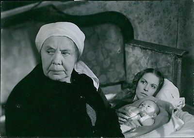 Mona Geijer-Falkner Vintage Photo Of Eva Dahlbeck And Mona Geijerfalkner In A Scene