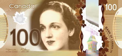 Mona Louise Parsons Women on Canadian Bank Notes Marie Morin submittedMona Louise