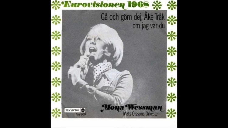 Mona Wessman Melodifestivalen 1968 Mona Wessman G Och Gm Dej ke Trk