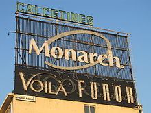 Monarch advertising sign httpsuploadwikimediaorgwikipediacommonsthu