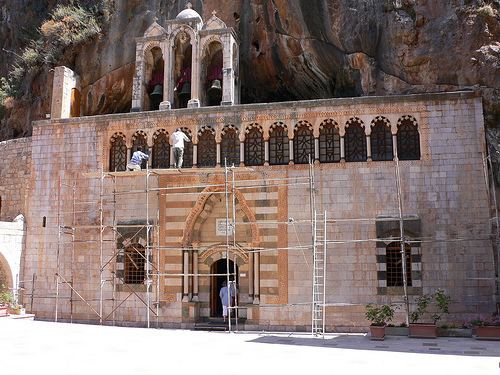 Monastery of Qozhaya St Anthony39s monastery of Qozhaya in the Quadisha Valley in Lebanon