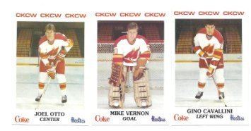Moncton Golden Flames Buy MONCTON GOLDEN FLAMES 198485 Police Hockey 26 Card COMPLETE