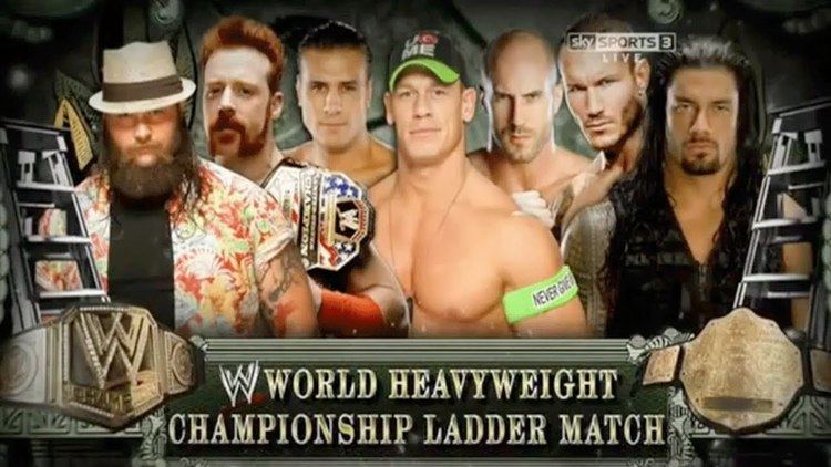 Money in the Bank (2014) WWE Money in the Bank 2014 Ladder Match WWE World Heavyweight