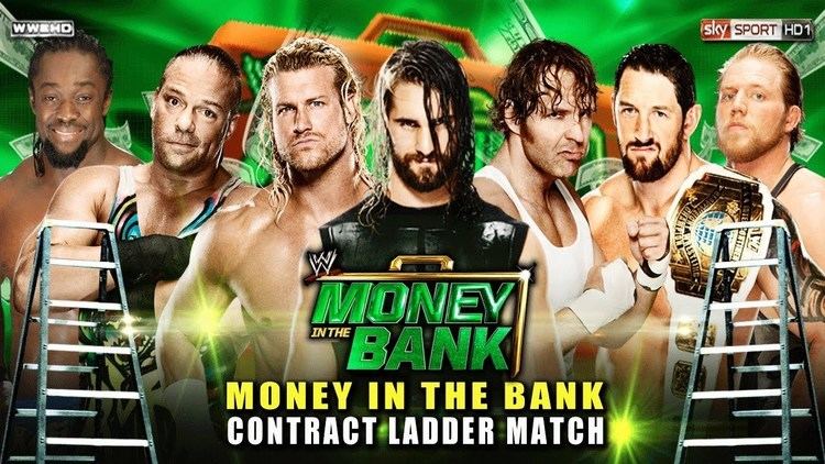 Money in the Bank ladder match WWE Money in the Bank 2014 MITB Ladder Match HD YouTube