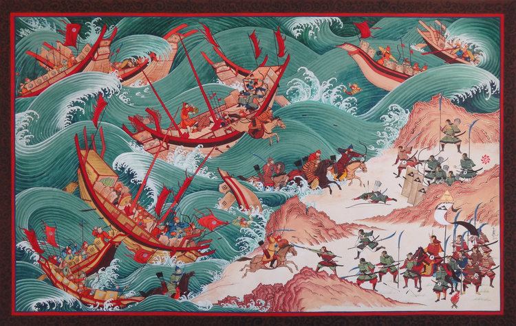 Mongol invasions of Japan Mongol invasion of Japan 12741281 Trk Askeri Tarihi amp Turkish