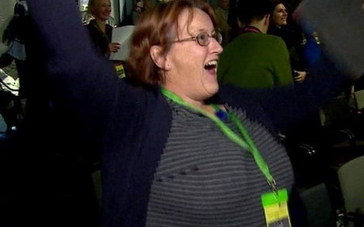 Monica Grady Video Rosetta comet landing Professor cries tears of joy