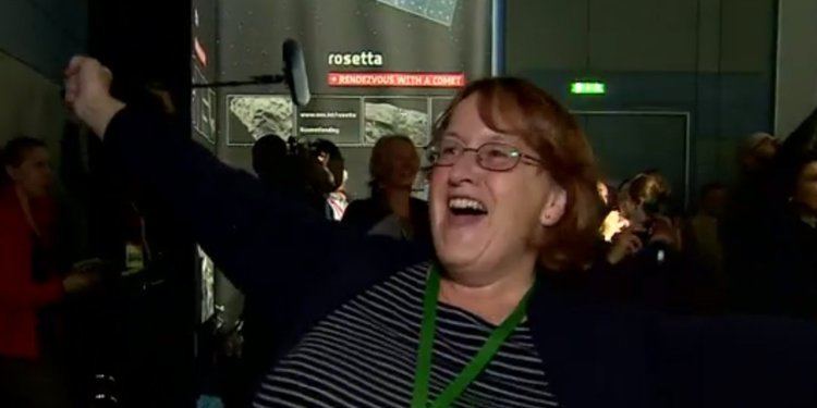 Monica Grady Professor Monica Grady Reacts To The Successful Rosetta