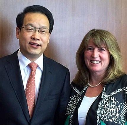 Monica Lindeen Montana Insurance Commissioner in China for Strategic Dialogue