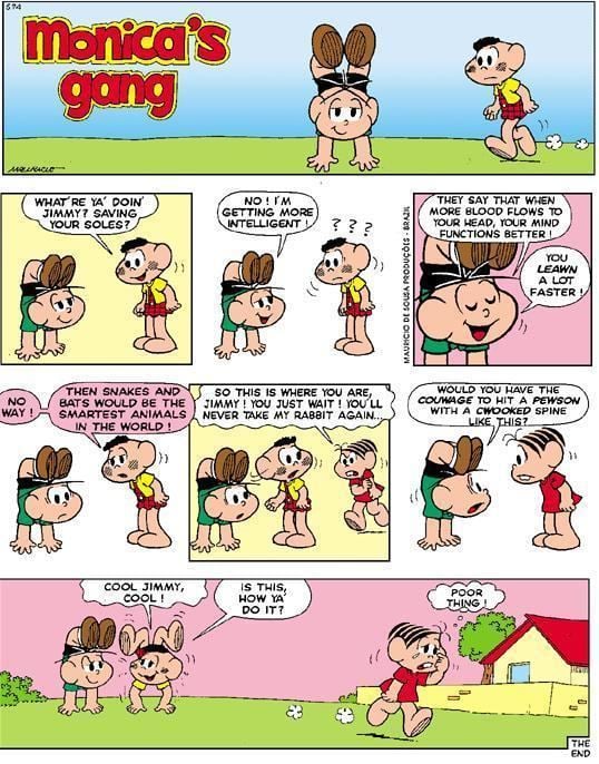Monica's Gang Comics in Brazil Portuguese Language Blog