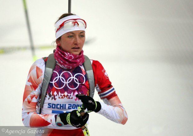 Monika Hojnisz M w biathlonie Hojnisz o jeden strza od medalu