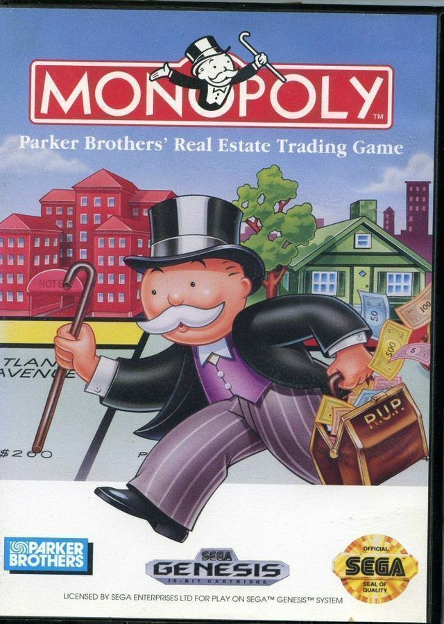 Monopoly video games 1091807 Sega Genesis Monopoly video game Console Games Video