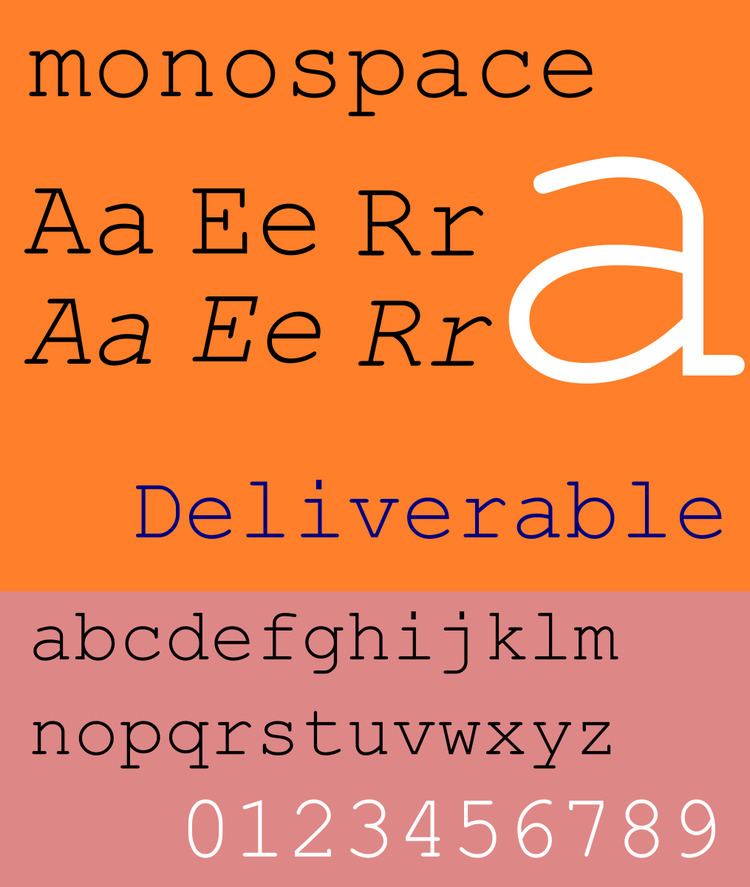 Monospace (typeface)