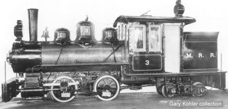 Monson Railroad Maine Two Footers Monson Railroad Locomotive No3
