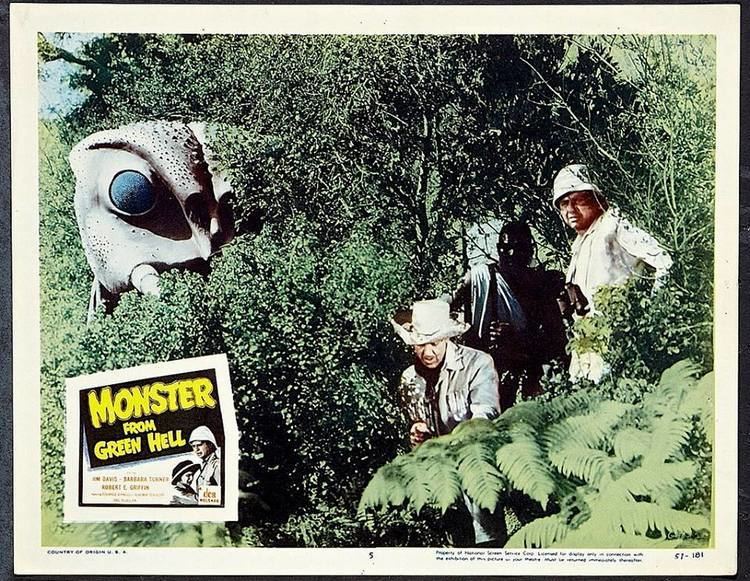 Monster from Green Hell movie scenes Monster from Green Hell is an American B movie from 1957 about a scientific expedition in