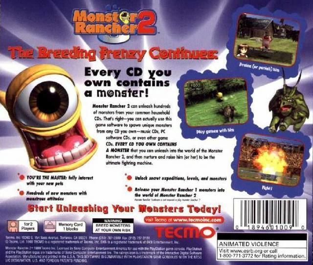 Monster Rancher 2 Monster Rancher 2 Box Shot for PlayStation GameFAQs