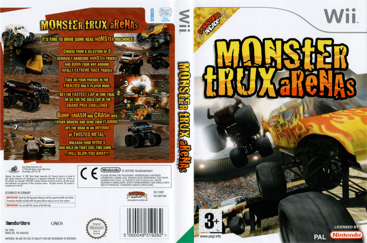 Monster Trux: Arenas artgametdbcomwiicoverfullHQENRRXXUGpng