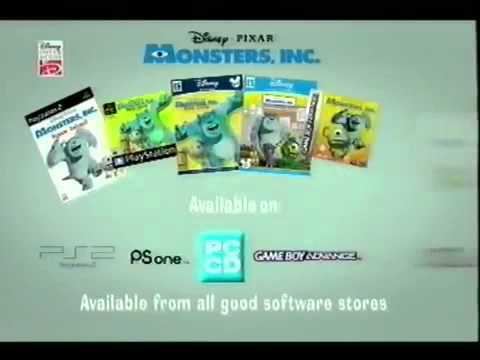 Monsters, Inc. (video game) Monsters Inc The Video Game UK 2002 Promo YouTube