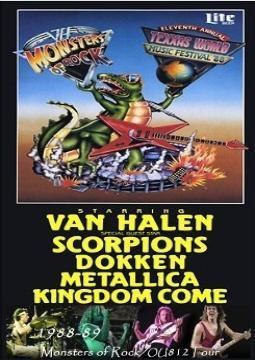 Monsters of Rock Tour 1988 1988 VAN HALEN MONSTERS OF ROCK TOUR 3 DVD SET