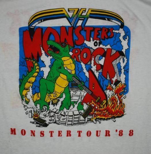 Monsters of Rock Tour 1988 Metallica 1988 Shirt VINTAGE METALLICA MONSTERS OF ROCK 1988 TOUR