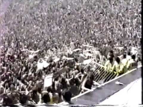 Monsters of Rock Tour 1988 Metallica monsters of rock LA 1988 YouTube