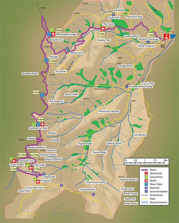 Mont-Aux-Sources Wild Series Route Info