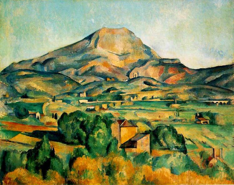 Mont Sainte-Victoire (Cézanne) Mont SainteVictoire c1895 Paul Cezanne WikiArtorg