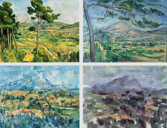 Mont Sainte-Victoire (Cézanne) Paul Czanne Montagne SainteVictoire series of paintings