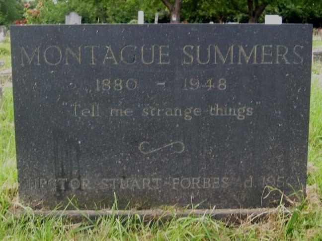 Montague Summers Montague Summers 1880 1948 Find A Grave Memorial