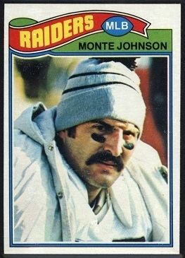 Monte Johnson wwwfootballcardgallerycom1977Topps77MonteJo