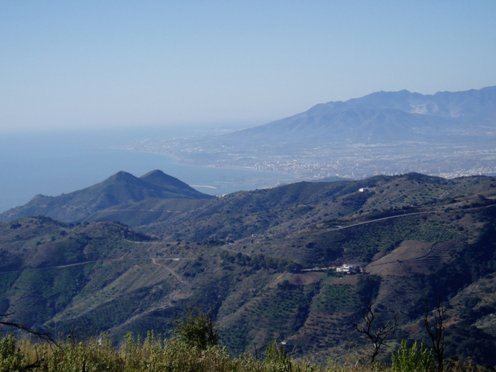 Montes de Málaga Subida a los Montes de Mlaga