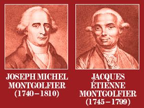 Montgolfier brothers Joseph Michel Montgolfier 1740 1810br Jacques tienne