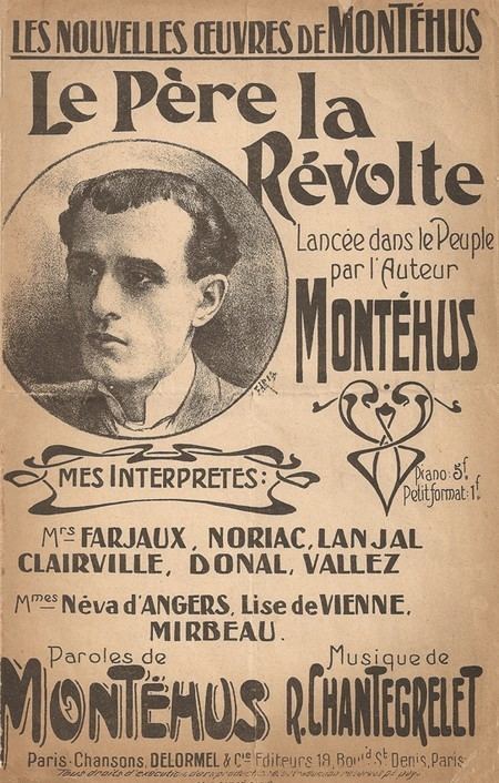 Montéhus Gaston Monthus le potechansonnier du peuple PARIS NU