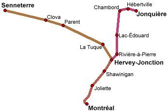 Montreal–Jonquière train