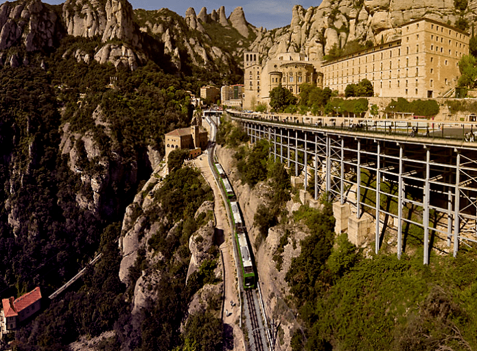 Montserrat Rack Railway Montserrat Rack railway visita3D