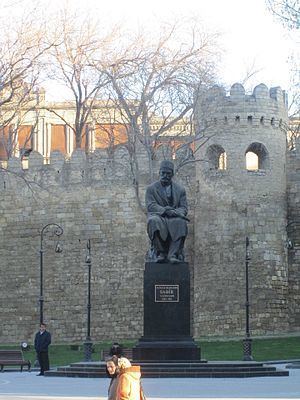 Monument to Mirza Alakbar Sabir httpsuploadwikimediaorgwikipediacommonsthu