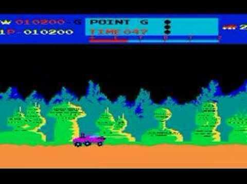 Moon Patrol MOON PATROL arcade game by Irem 1982 retro oldskool video game YouTube