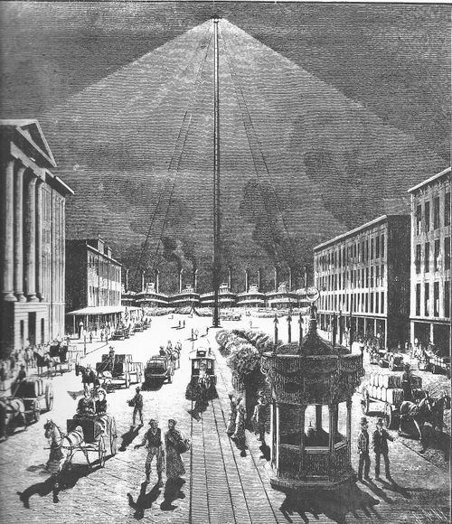 Moonlight tower Moonlight towers light pollution in the 1800s LOWTECH MAGAZINE